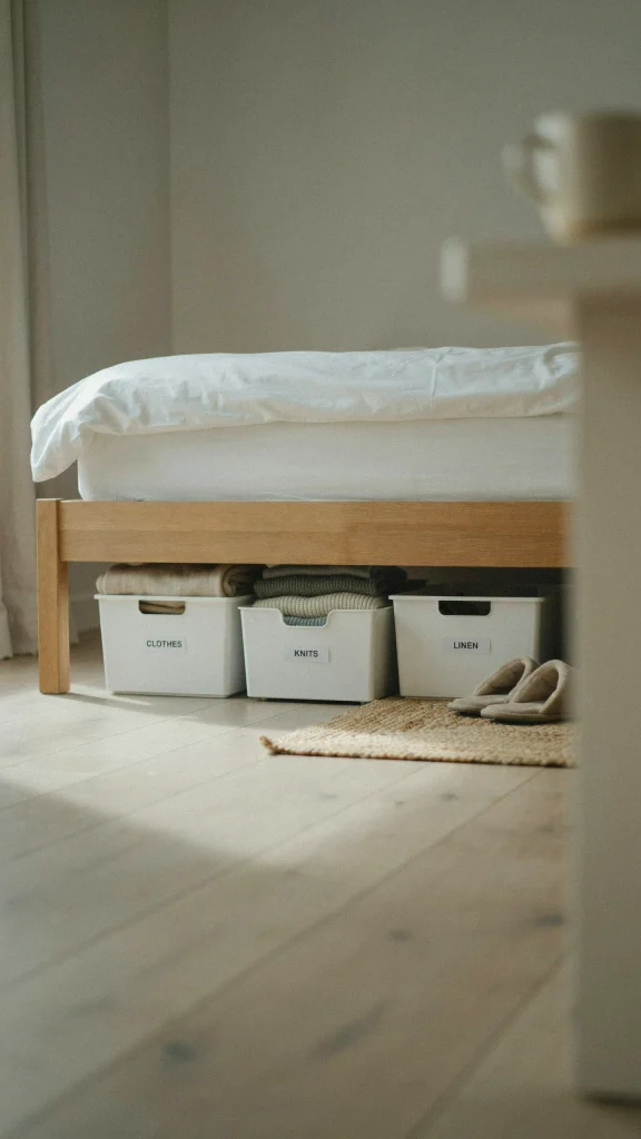 Under-Bed Storage Ideas for Small Bedrooms