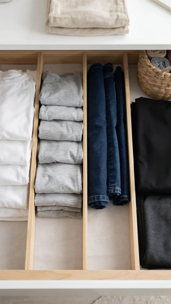 Small Bedroom Drawer Organization