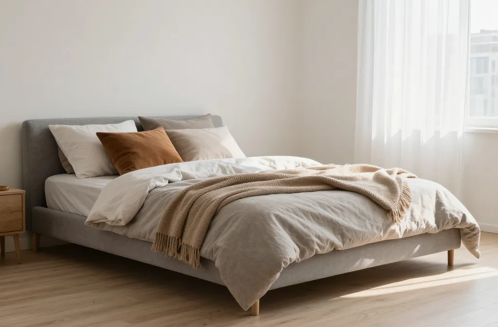 11 Bedroom Decor Ideas with a Grey Bed for a Cozy Modern Look: Cozy Glow Up