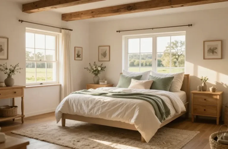 15 Country Farmhouse Bedroom Decor Ideas Full of Rustic Charm That Wow