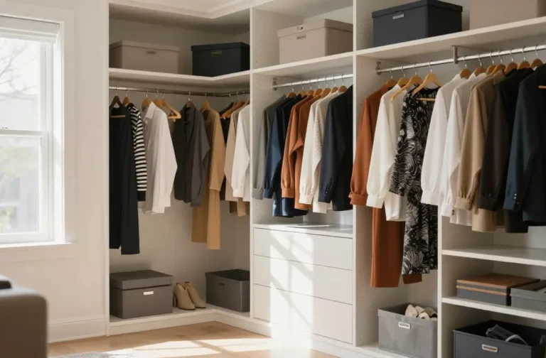 How to Organize Clothes in a Closet: 10 Simple Organization Ideas That Work