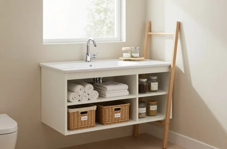 11 Small Bathroom Storage Solutions That Wow