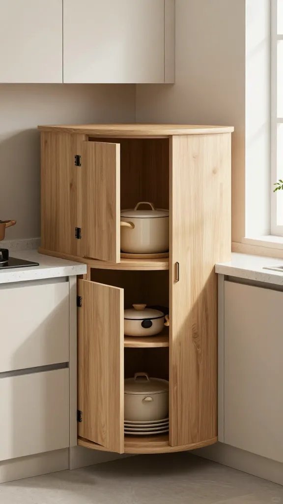small kitchen organization storage