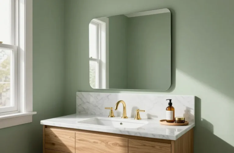 14 Green Half Bathroom Ideas for a Fresh and Stylish Look: Chic Picks