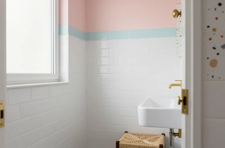 15 Tile Half Way Up Bathroom Wall Ideas for a Beautiful Finished Look: Wow-Worthy Update