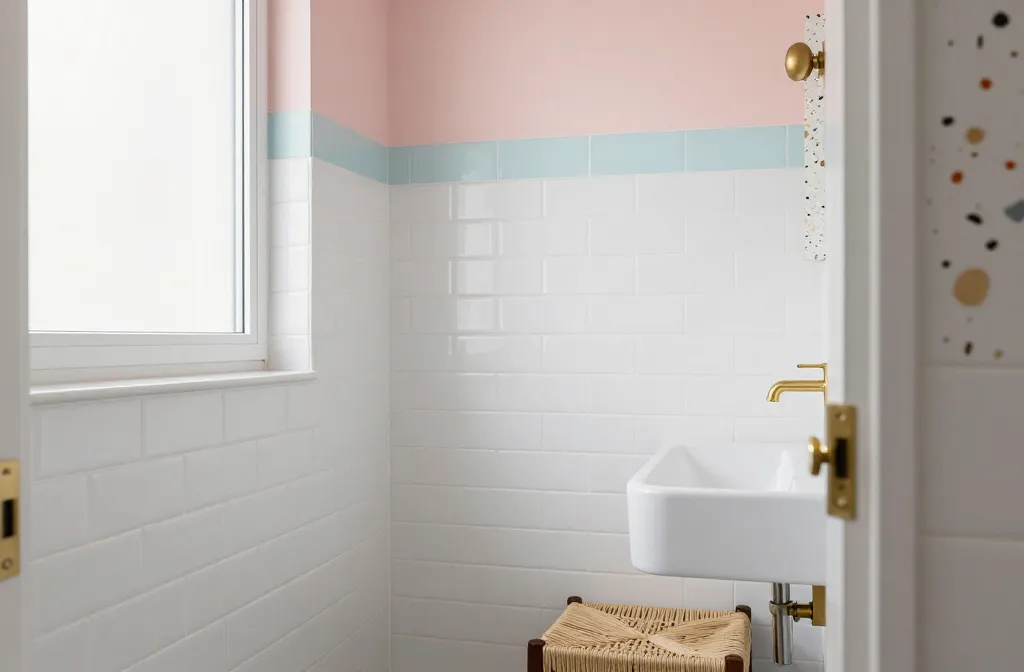 15 Tile Half Way Up Bathroom Wall Ideas for a Beautiful Finished Look: Wow-Worthy Update
