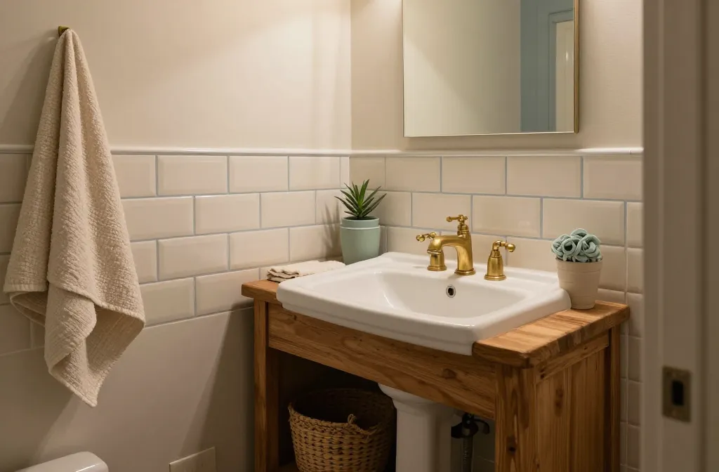 14 Vintage Half Bathroom Ideas Full of Timeless Character You’Ll Love