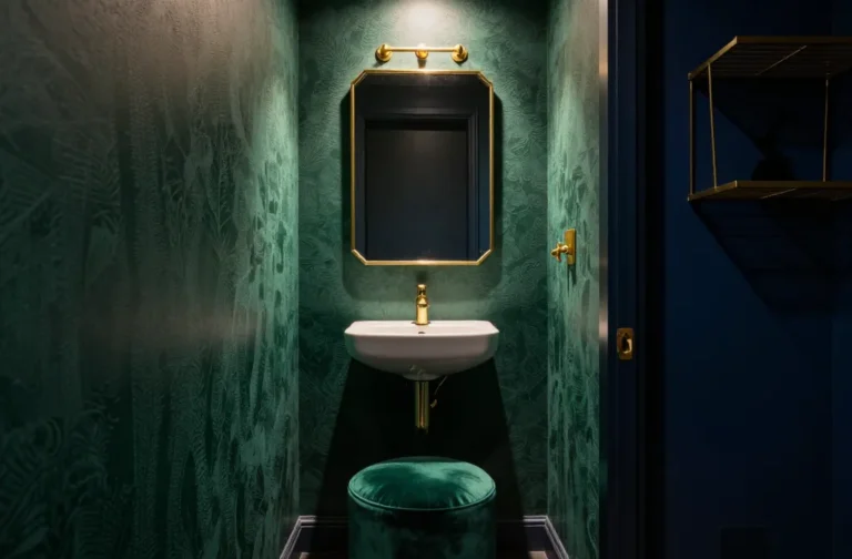 12 Small Powder Room Ideas Narrow Spaces Can Actually Use: Tiny Luxe