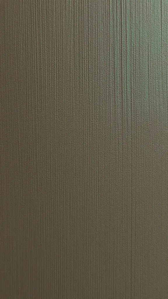 Closeup of brown-green crafty door decal textures