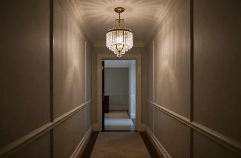 15 Hallway Chandelier Ideas for an Elegant Entryway: Chic Glow